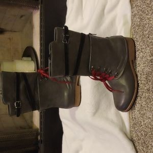 Gray Boots